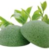 éponge konjac au thé vert