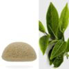 éponge konjac au thé vert pour un nettoyage du visage