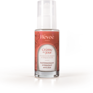Crème de jour Hévoé pour le visage, aux extraits de Séquoia et algues brunes, hydratante, raffermissante, anti-âge, vegan, flacon 50 ml