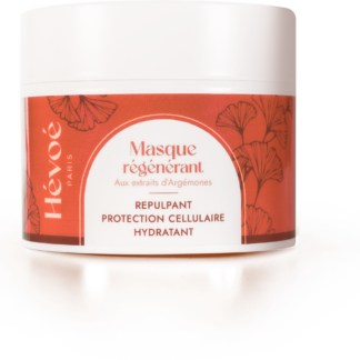 pot de 100 ml du masque régénérant Hévoé avec packaging éco-responsable