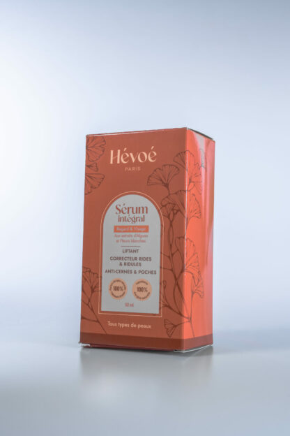 Sérum Intégral Anti-Âge Hévoé-Soin naturel liftant et correcteur regard et visage – Image 3